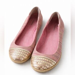 Style&co Sequin Women's Ballet Flats Size 61/2 Grannycore Whimsical shoes